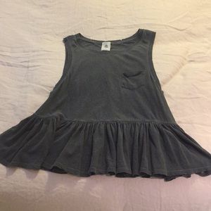 Free People Peplum Muscle Tee
